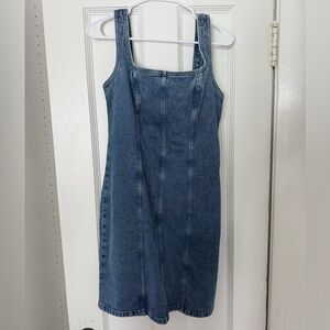NWOT Abercrombie & Fitch Blue Denim Dress